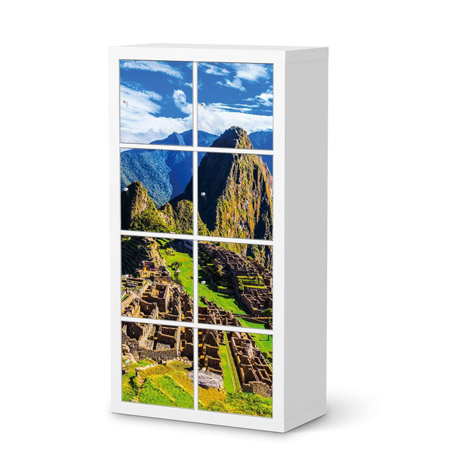 Klebefolie IKEA Expedit Regal 8 Türen - Machu Picchu- Bild 1