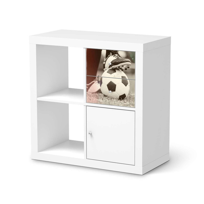 Möbelfolie IKEA Kallax Regal Schubladen - Kick it- Bild 1