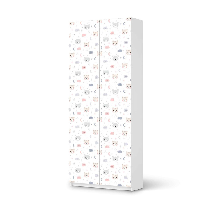 Möbelfolie IKEA Pax Schrank 236cm Höhe - 2 Türen - Sweet Dreams- Bild 1