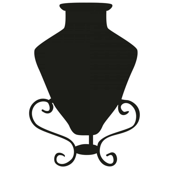 Wandtattoo Vase 10
