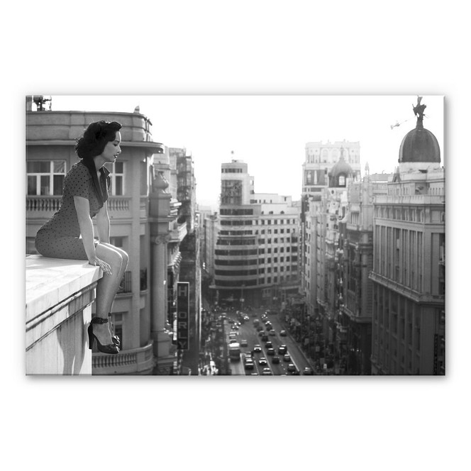 Acrylglasbild - Marcos - On the rooftop