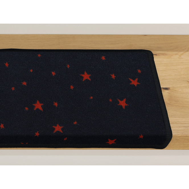 Bijou Stars Cinema Stufenmatte Rechteckig Wunschmass in Black