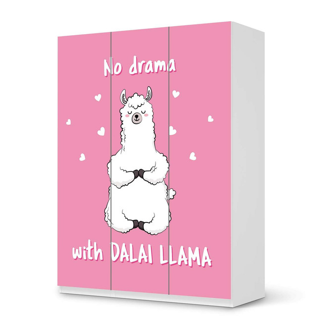 Folie IKEA Pax Schrank 201cm Höhe - 3 Türen - Dalai Llama- Bild 1