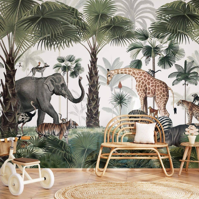 Fototapete Kikki Belle - Königreich der Tiere