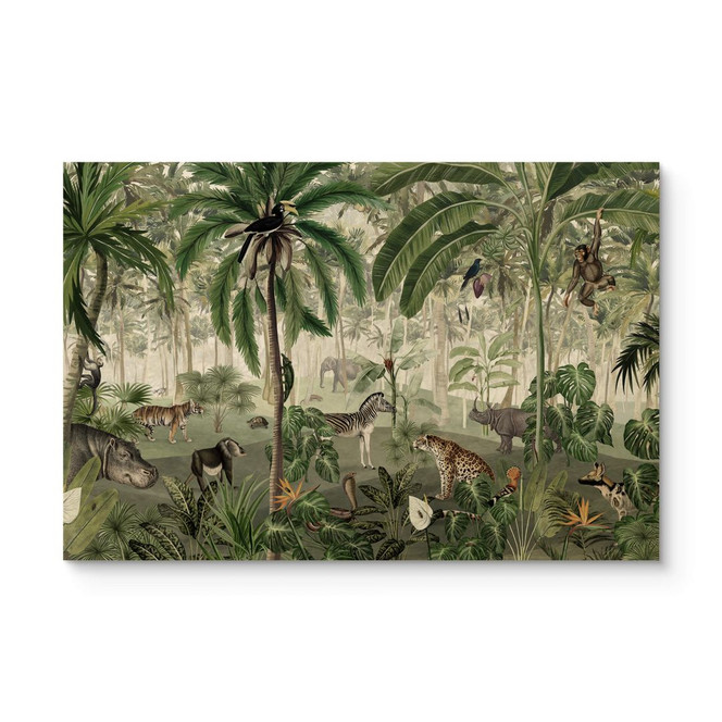 Holzbild Kikki Belle - Dschungel Suchbild