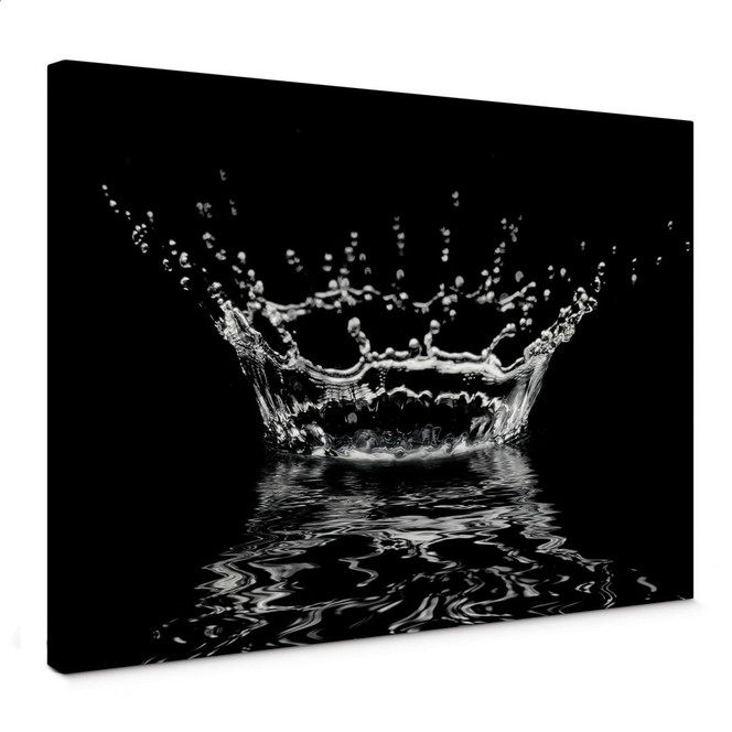 Leinwandbild Wassertropfen