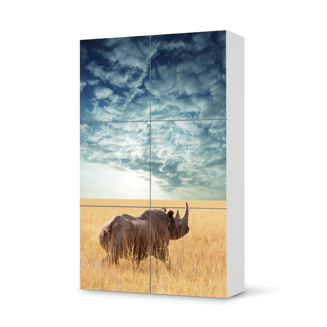 Möbel Klebefolie IKEA Besta Schrank 6 Türen (hoch) - Rhino- Bild 1