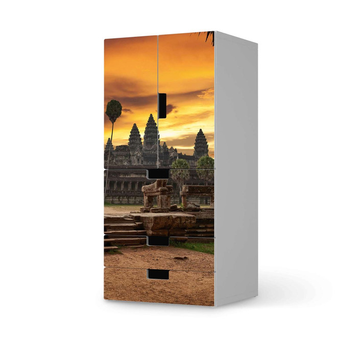 Möbelfolie IKEA Stuva / Malad - 3 Schubladen und 2 kleine Türen - Angkor Wat- Bild 1