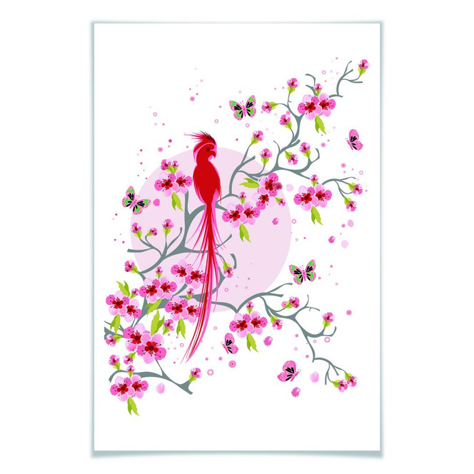 Poster Paradiesvogel