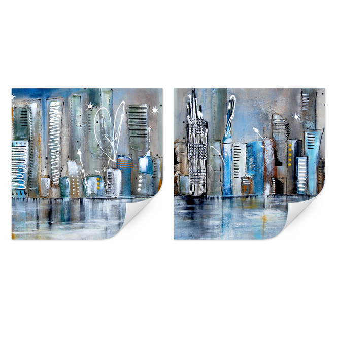 Wallprint Fedrau - Skyline (2-teilig)