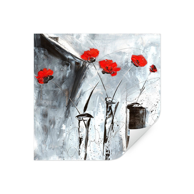 Wallprint Niksic - Roter Mohn 2