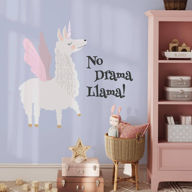 Wandtattoo - No Drama Llama