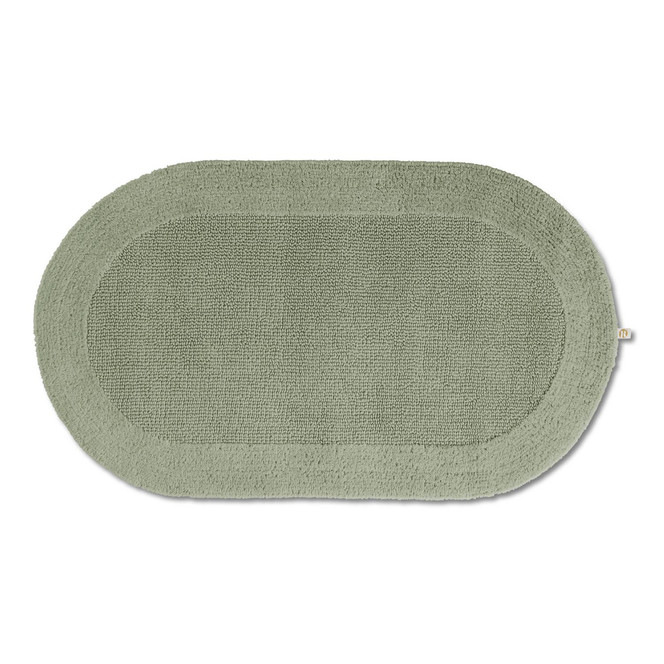 Exquisit Badteppich Oval Wunschmass in Jade 90