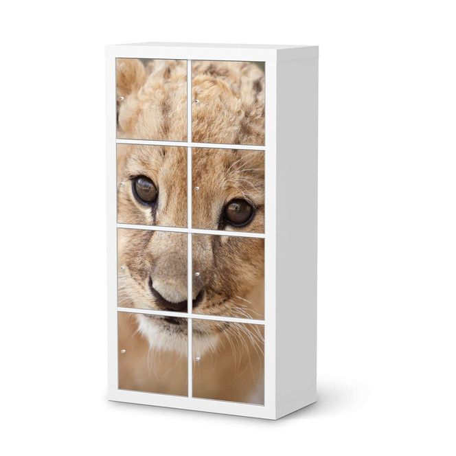 Klebefolie IKEA Expedit Regal 8 Türen - Simba- Bild 1