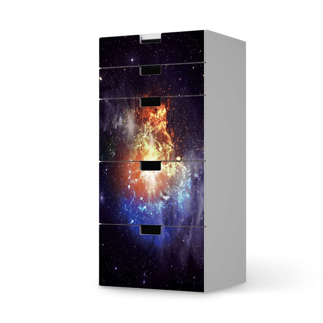 Möbel Klebefolie IKEA Stuva / Malad Kommode - 5 Schubladen - Nebula- Bild 1