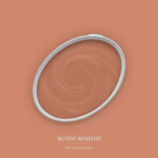 Orange Wandfarbe seidenmatt I Ruddy Rosehip | energiegeladen begeisternd | THE COLOR KITCHEN