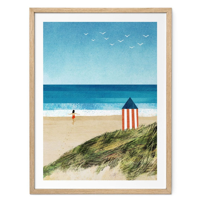 Poster Urlaub am Meer mit Dünenblick - Rivers