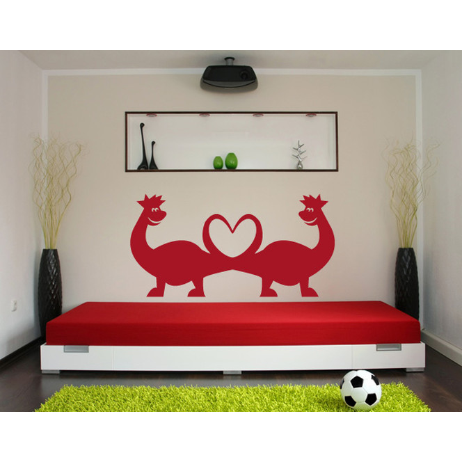 Wandtattoo Dino Love