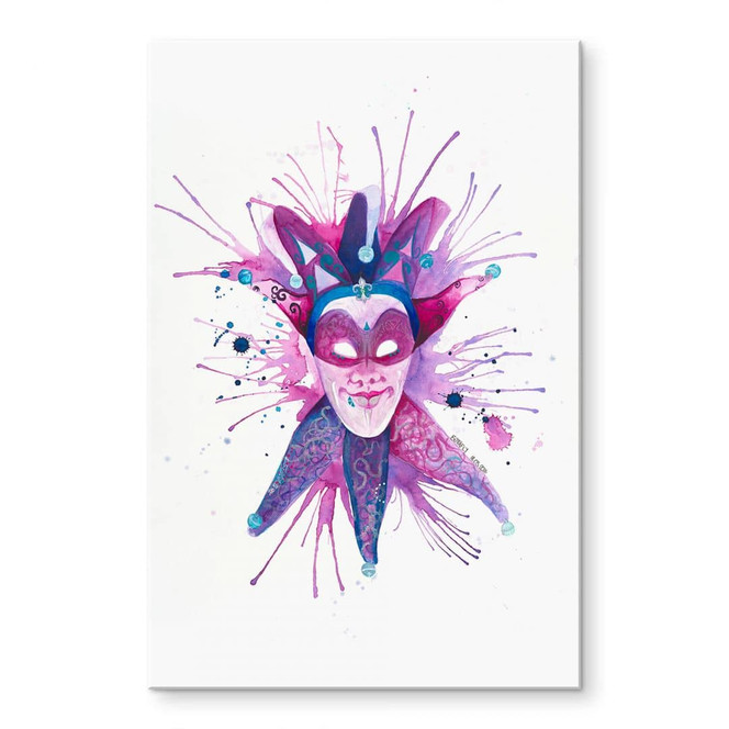 Acrylglasbild Buttafly - Mardi Gras Mask