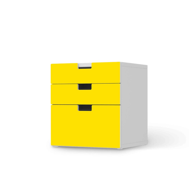 Folie IKEA Stuva / Malad Kommode - 3 Schubladen - Gelb Dark- Bild 1