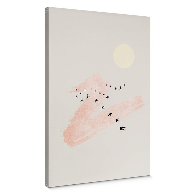 Leinwandbild Kubistika - Wolkenstreifen