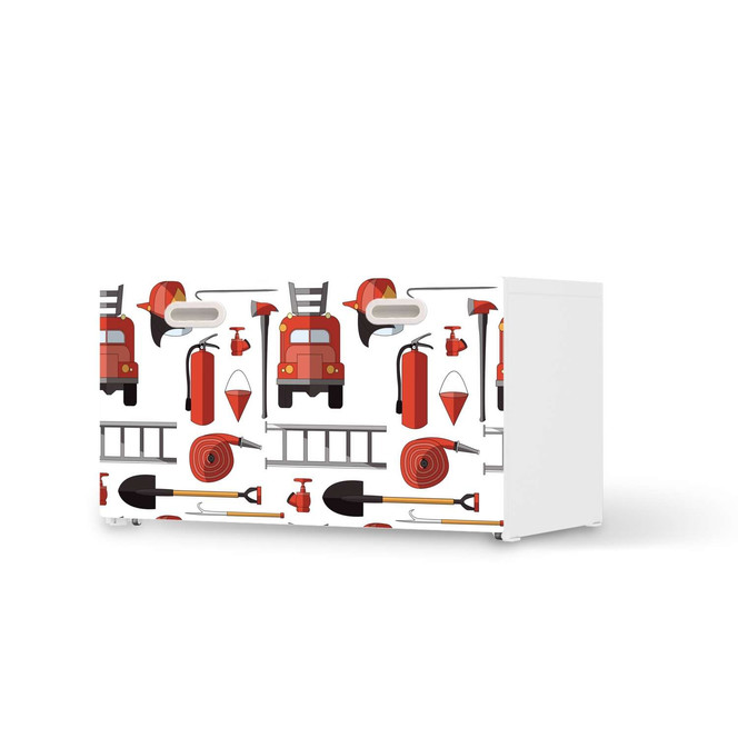 Möbelfolie IKEA Stuva / Fritids Bank mit Kasten - Firefighter- Bild 1