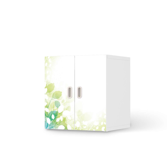 Möbelfolie IKEA Stuva / Fritids Schrank - 2 kleine Türen - Flower Light- Bild 1