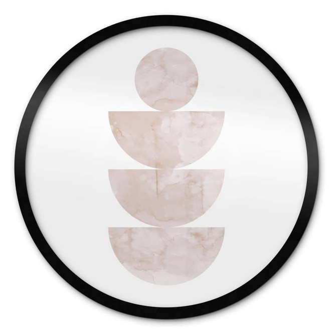 Poster Geometrisches Gleichgewicht - Abstrakte Komposition - Costa - Rund