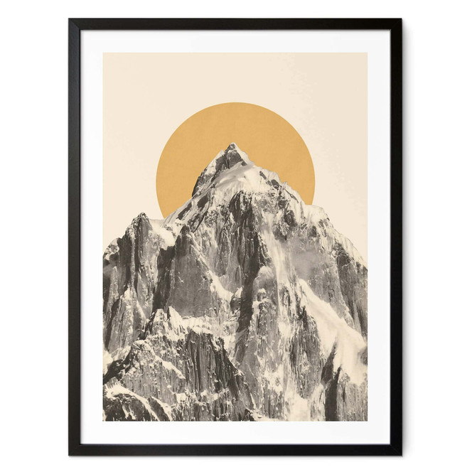 Poster Sonne hinter Berg - Bodart