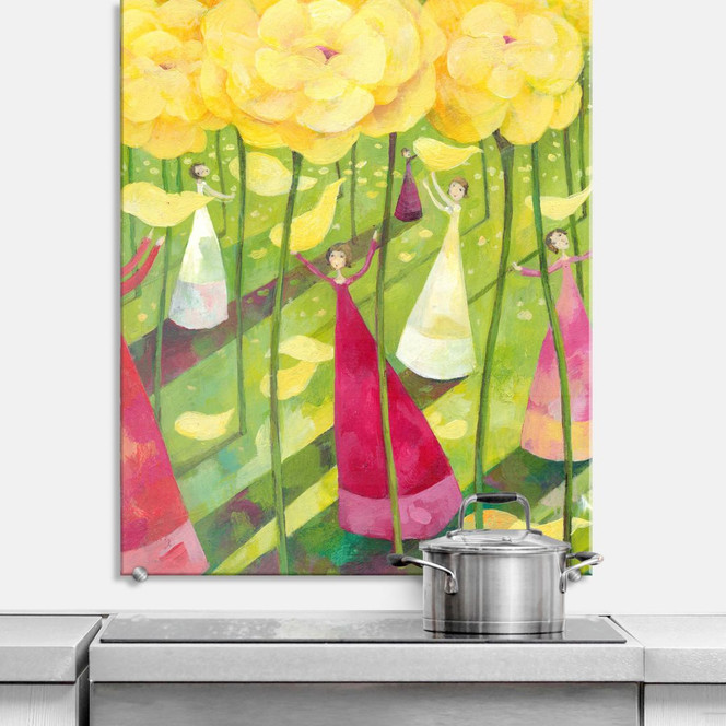 Spritzschutz Blanz - Blumenwiese