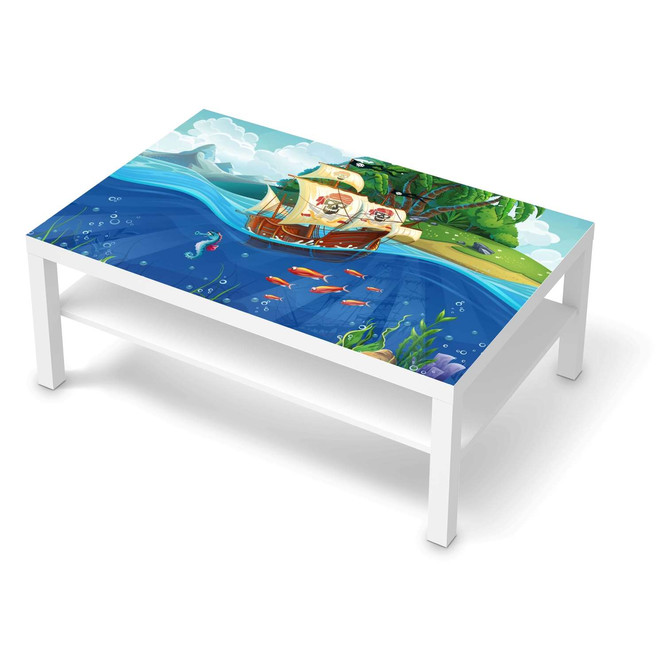 Klebefolie IKEA Lack Tisch 118x78cm - Pirates- Bild 1