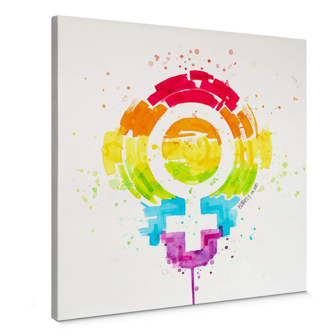 Leinwandbild Buttafly - Social Movement - Female