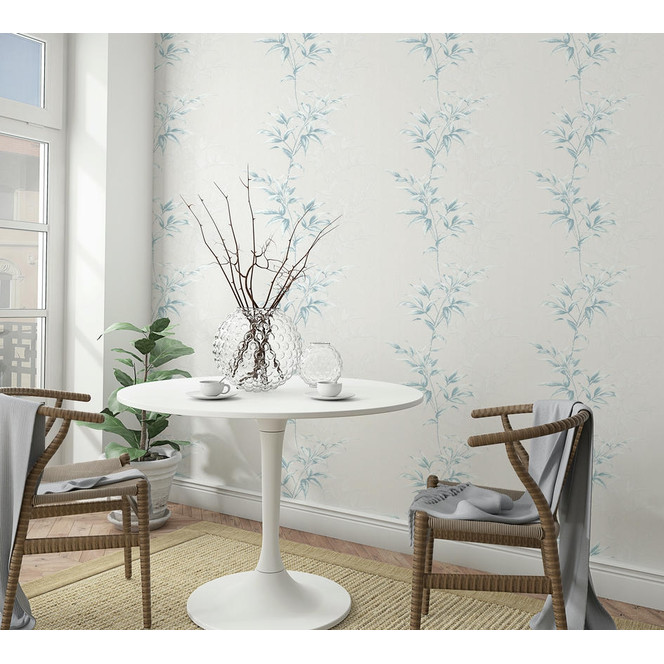 Vliestapete Floral Modern in Greige
