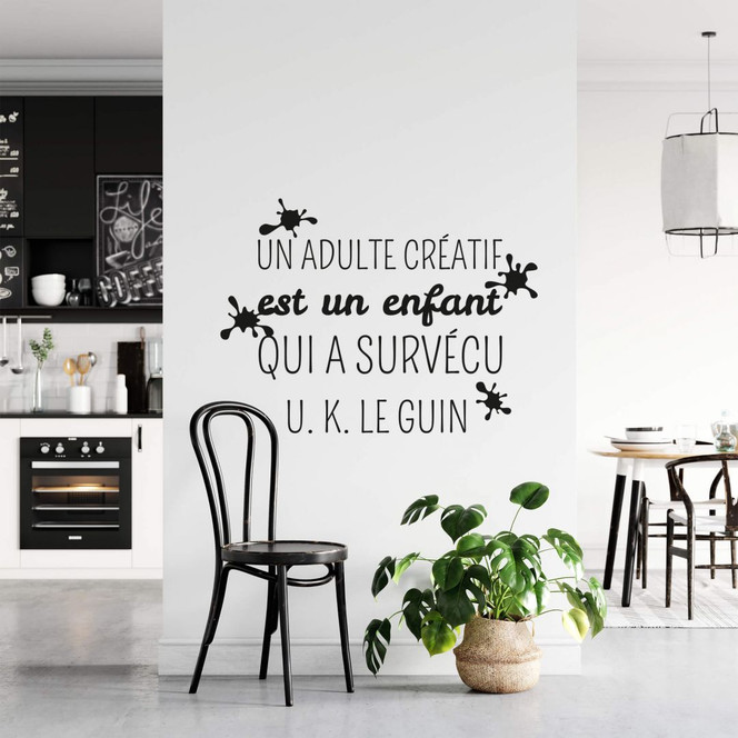Wandtattoo Un adulte créatif...