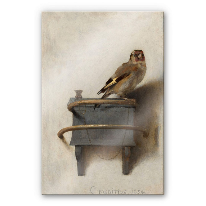 Acrylglasbild Fabritius - Der Distelfink