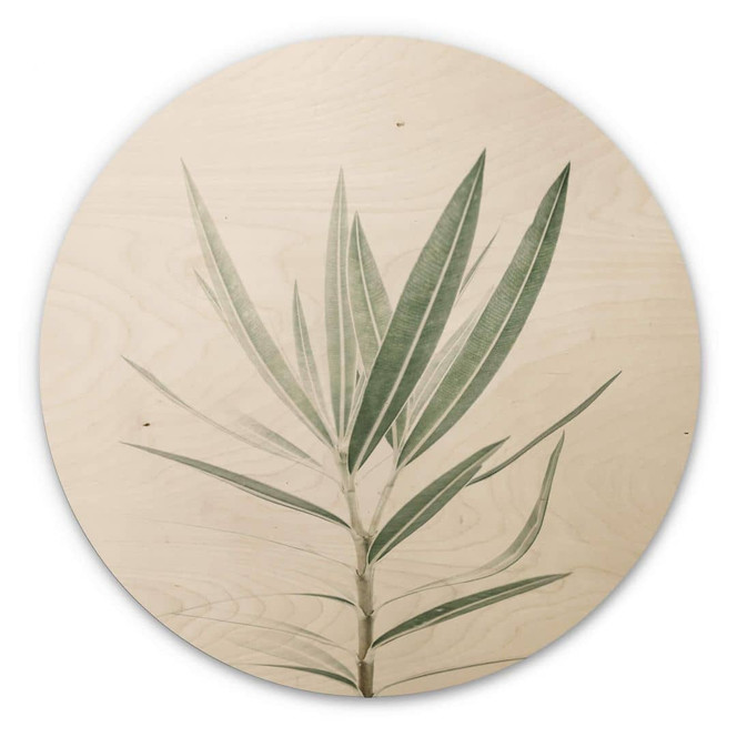 Holzbild Sisi & Seb - Oleander - Rund