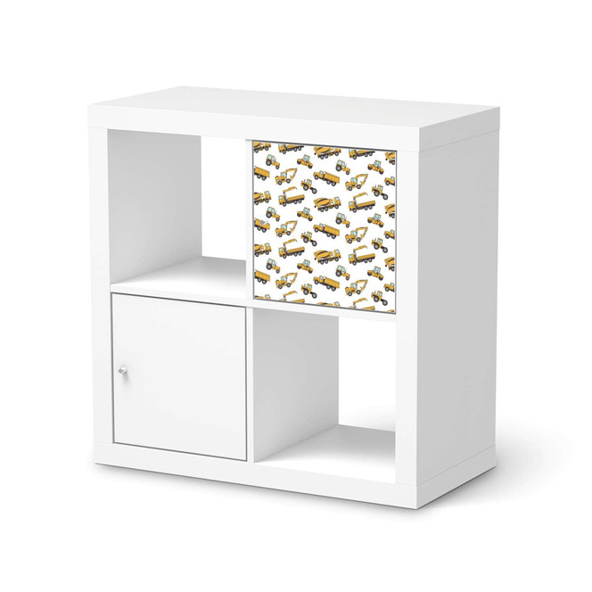 Klebefolie IKEA Expedit Regal Tür einzeln - Working Cars- Bild 1
