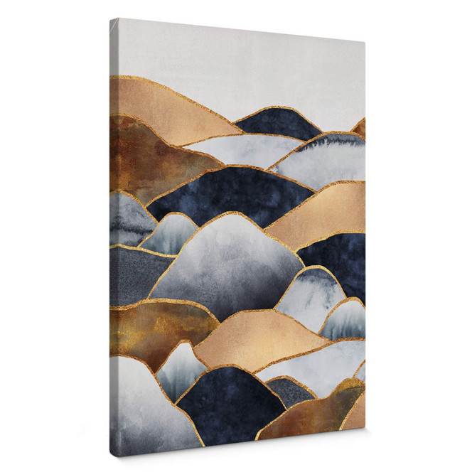 Leinwandbild Fredriksson - Goldene Hügel