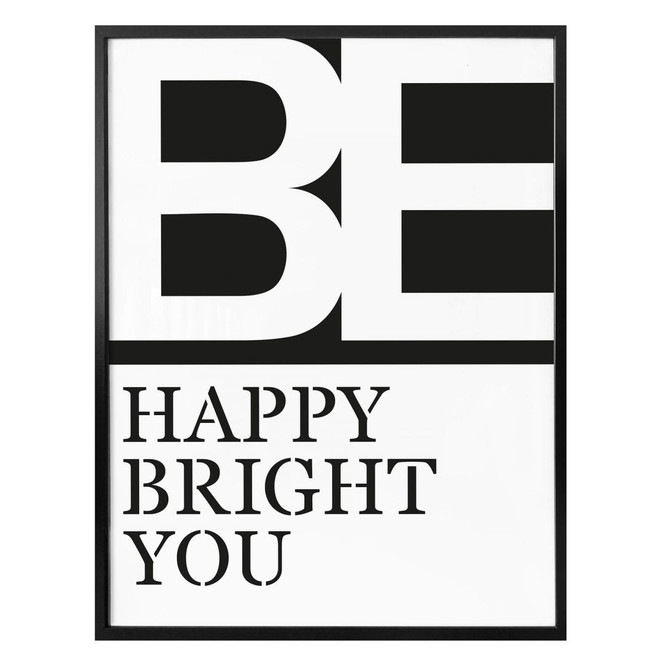 Poster - Be happy be you