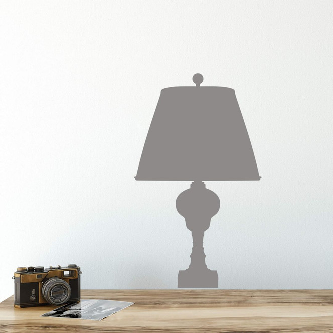 Wandtattoo Tischleuchte
