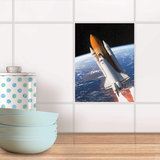 Fliesensticker - Space Traveller