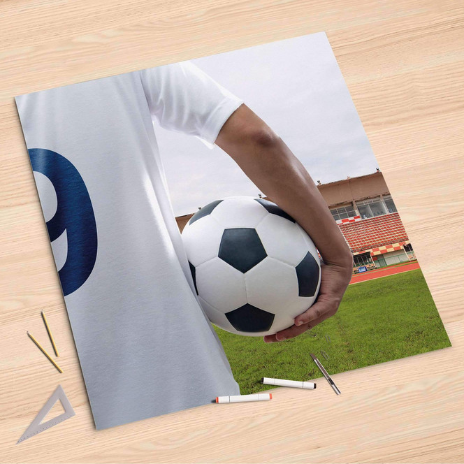 Folienbogen (90x90cm) - Footballmania- Bild 1