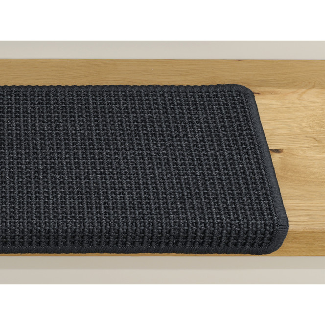 Harry Sisal Stufenmatte Stufenmatte Rechteckig Wunschmass in Midnight