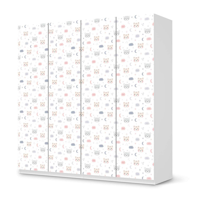 Klebefolie IKEA Pax Schrank 201cm Höhe - 4 Türen - Sweet Dreams- Bild 1