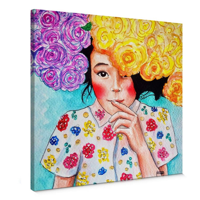 Leinwandbild Hülya - Carla