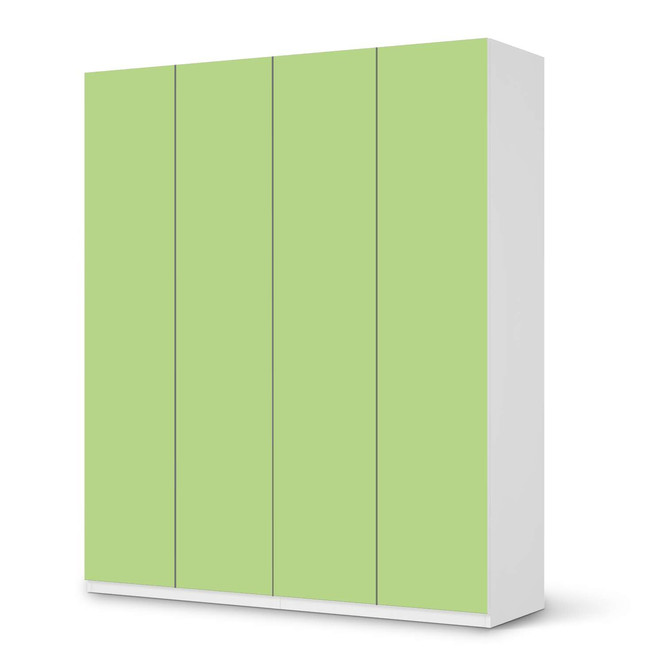 Möbelfolie IKEA Pax Schrank 236cm Höhe - 4 Türen - Hellgrün Light- Bild 1