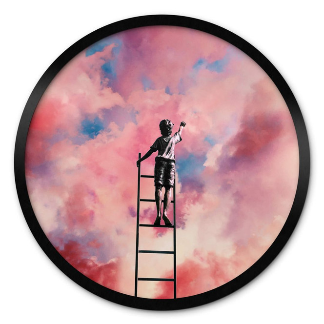 Poster Kunstdruck - Wolkenmaler Rund - Taudalpoi