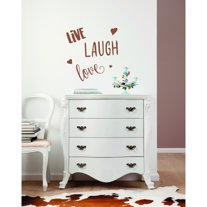 Wandsticker Live Laugh Love