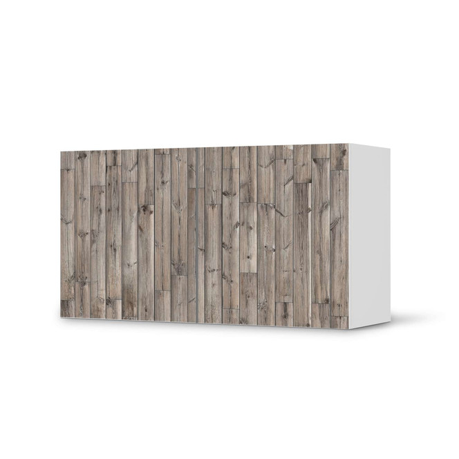 Folie IKEA Besta Regal 2 Türen (quer) - Dark washed- Bild 1