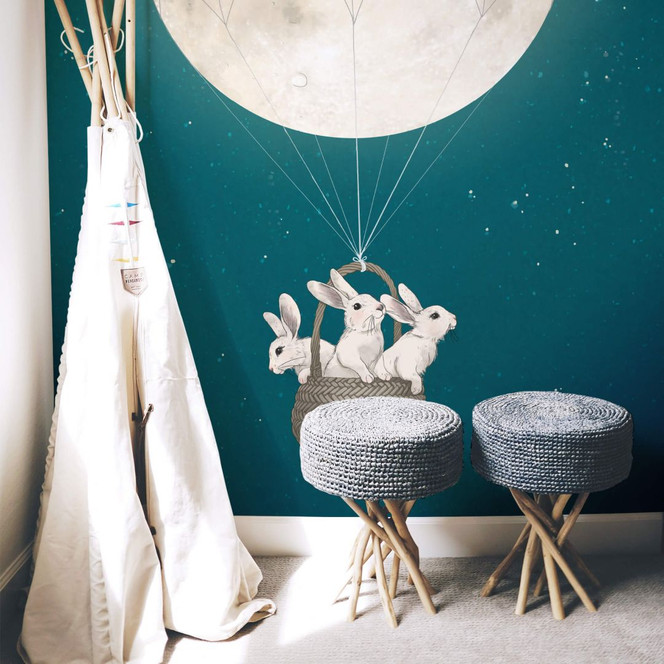 Fototapete Graves - Moonbunnies